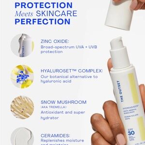 NIB The Outset Hydrasheer Mineral Sunscreen - White